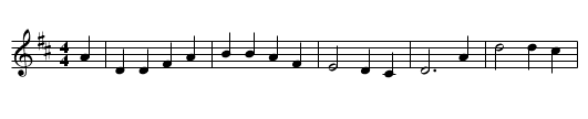 Raspberry Lane - staff notation