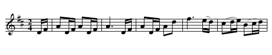 RATAPLAN FROM LA FIGLIA. - staff notation