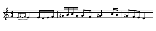 Ratevka - staff notation