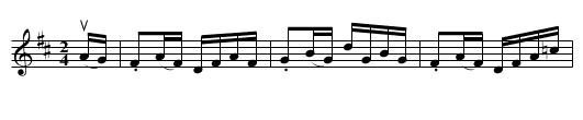 Rathkeale Hunt -- Reel - staff notation
