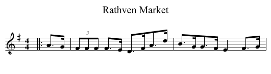 Rathven Market - staff notation
