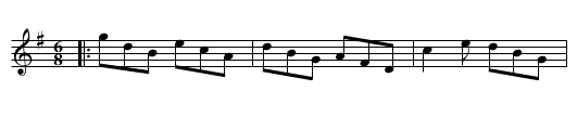 Rattle, the  - staff notation
