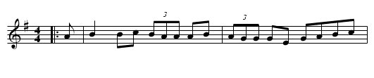 Ravelled Hank of Yarn - staff notation