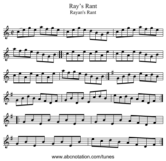 Ray’s Rant - staff notation