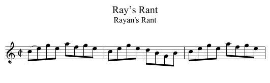 Ray’s Rant - staff notation