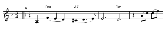 Razbitaya Zhizn - staff notation