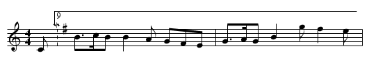 Reaping The Rye   (slipjig)   1152 - staff notation
