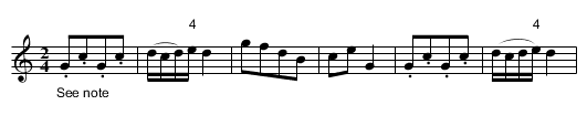 Recovery. GS.055, The - staff notation