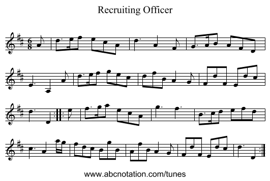 Recruiting Officer - staff notation