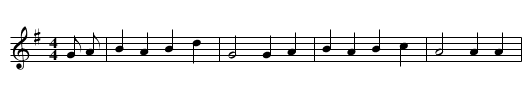 Red and All Red - staff notation
