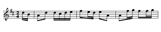 Red Coat Fifer - staff notation