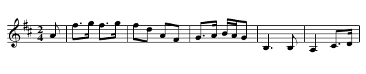 Red Robin Two-Step - staff notation