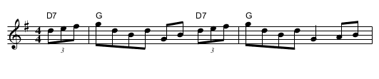 Redesdale Hornpipe - staff notation