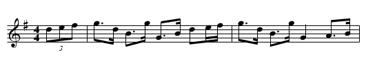Redesdale Hornpipe - staff notation