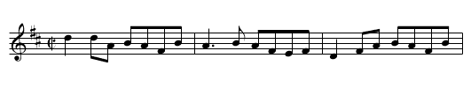Red-Haired Charles - staff notation