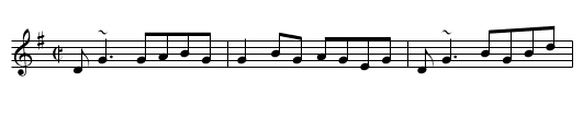 Red-Haired Lass, The - staff notation