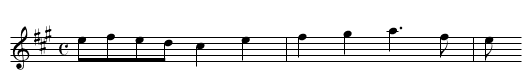 Reel à Raymond - staff notation