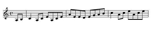 Reel Beatrice - staff notation