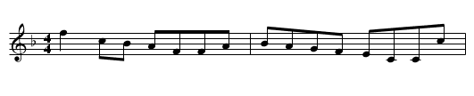 Reel. BF13.41 - staff notation