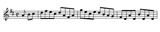 Reel de Baptiste - staff notation