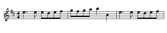 Reel de Bergerville - staff notation
