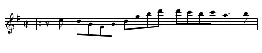 Reel de Carillon - staff notation