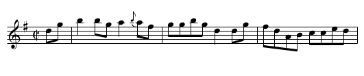 Reel de Châteauguay - staff notation