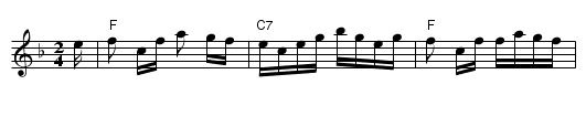 Reel de la Tuque Bleue - staff notation