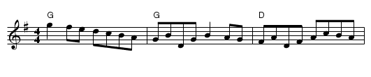 Reel de Montr&eacute;al - staff notation