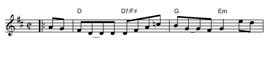 reel de R&eacute;mi - staff notation