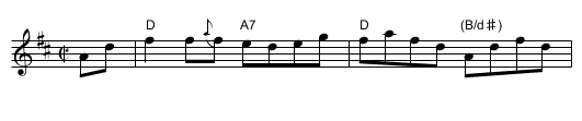 reel de Sainte-Louise - staff notation