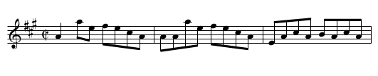 Reel de St. Alphonse - staff notation