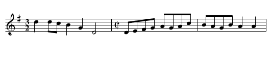 Reel de St-Barnabé - staff notation