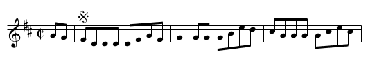 Reel de Verchères - staff notation