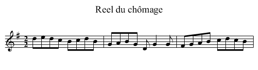 Reel du chômage - staff notation