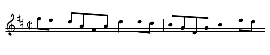 Reel du Créspuscule - staff notation