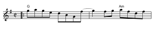 reel du lievre - staff notation