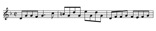 Reel du plombier - staff notation