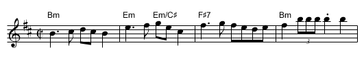 Reel Eugene - staff notation