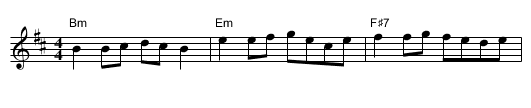 Reel Eugene - staff notation