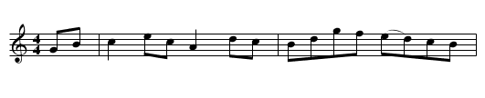 Reel. JMT114 - staff notation