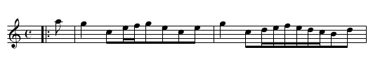 Reel O' Tulloch - staff notation