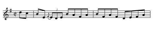 Reel of Bogie [1], The - staff notation
