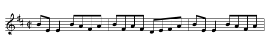 Reel of Bogie, The - staff notation
