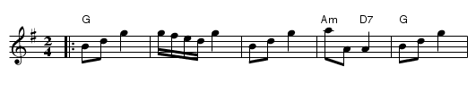 Reel of Stumpie - staff notation