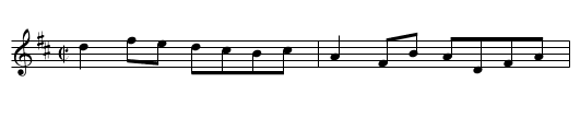 Reel of Tralishlane - staff notation