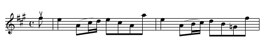REEL OF TULLOCH - staff notation
