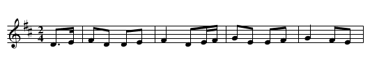 Reel of Tullochgorum [1], The - staff notation