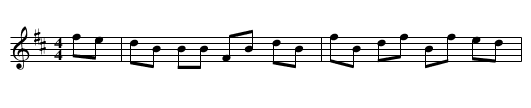 Reel St Jean - staff notation