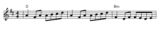 Reel St Sauveur - staff notation